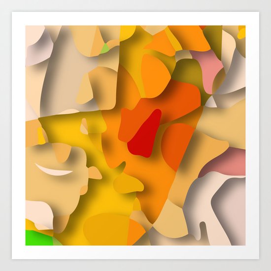 red spot Art Print