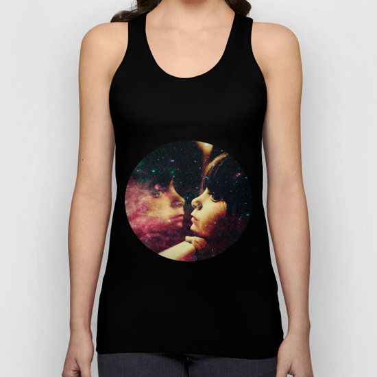 Face in the Space Unisex Tank Top