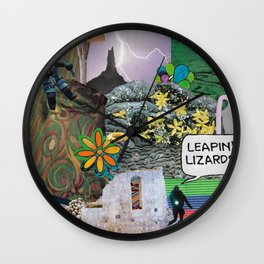 Leapin' Lizards! Wall Clock