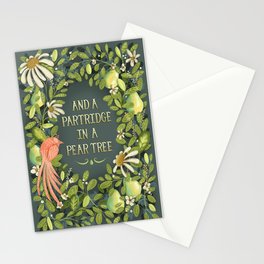 Partridge in a Pear Tree Stationery Cards