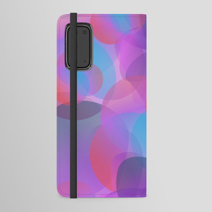 purple art Android Wallet Case