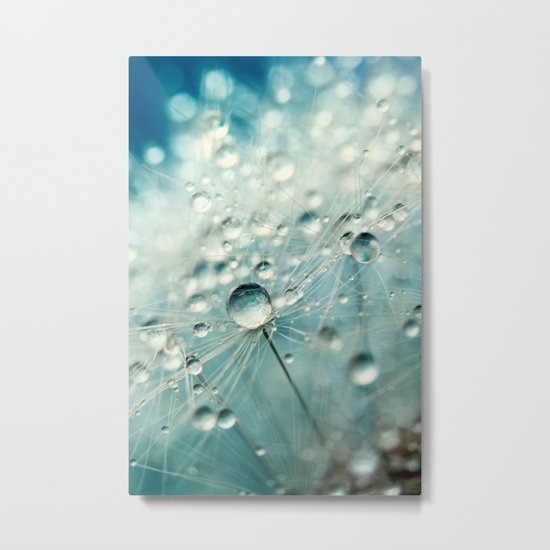 Dandelion Starburst Metal Print