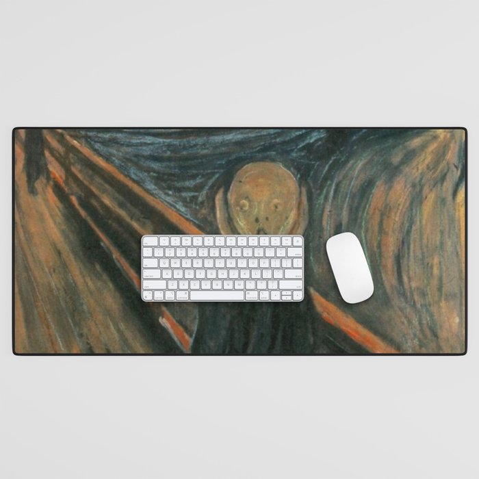 The Scream Desk Mat