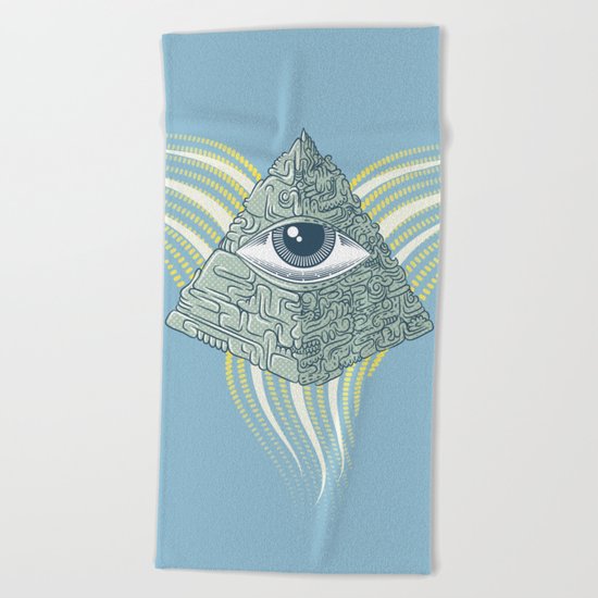 Spiritual resolution Beach Towel