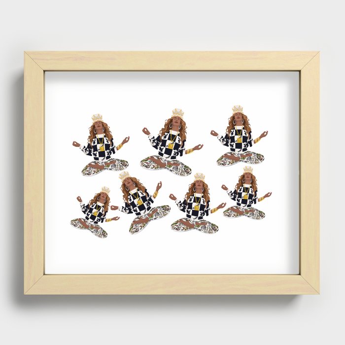 Bey All Day Recessed Framed Print