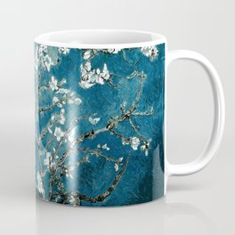 Van Gogh Almond Blossoms : Dark Teal Mug