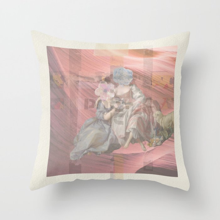 The message Throw Pillow