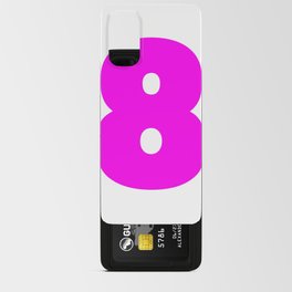 8 (Magenta & White Number) Android Card Case