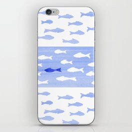Ocean Blue Fish iPhone Skin