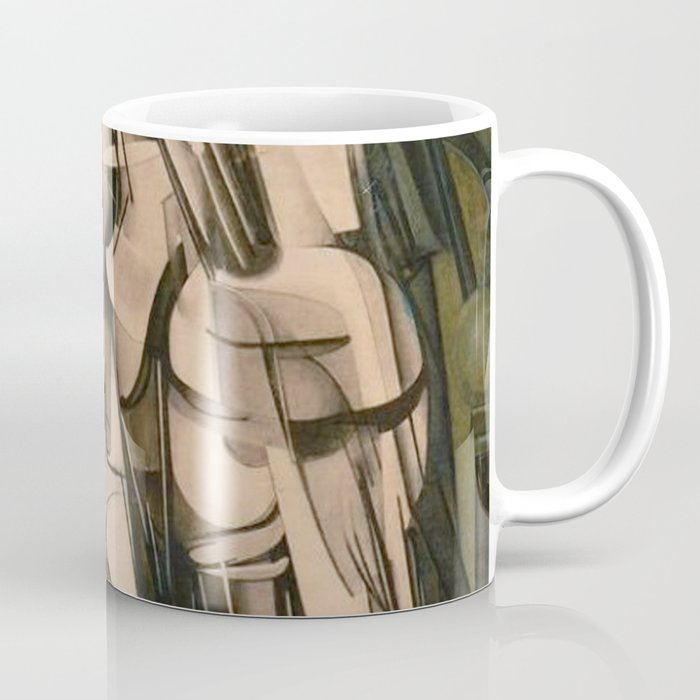 Marcel Duchamp Nude Descending A Staircase No 2 Coffee Mug By Colorfuldesigns Society6