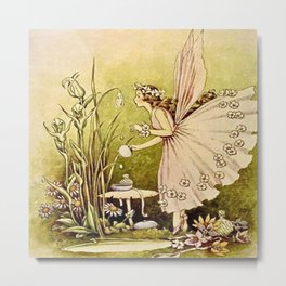 “Fairy Vanity” by Ida Rentoul Outhwaite (1918) Metal Print | Fairytale, Vanity, Idaouthwaite, Acrylic, Painting, Sistarsprkls, Fairy, Digital, Vintage 