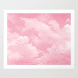 Pink Clouds Art Prints For Any Decor Style Society6