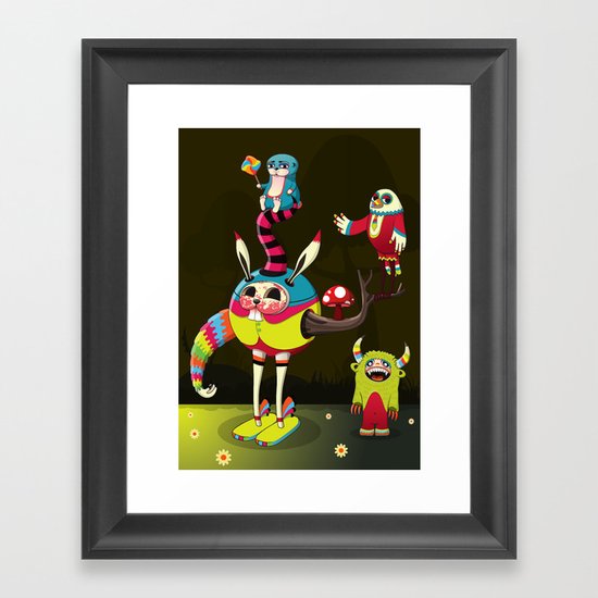 Candy Framed Art Print