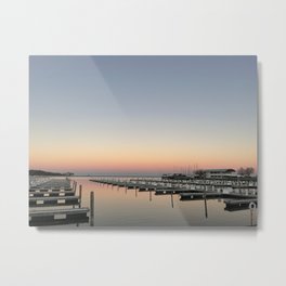 Lake Michigan at Sunset Metal Print