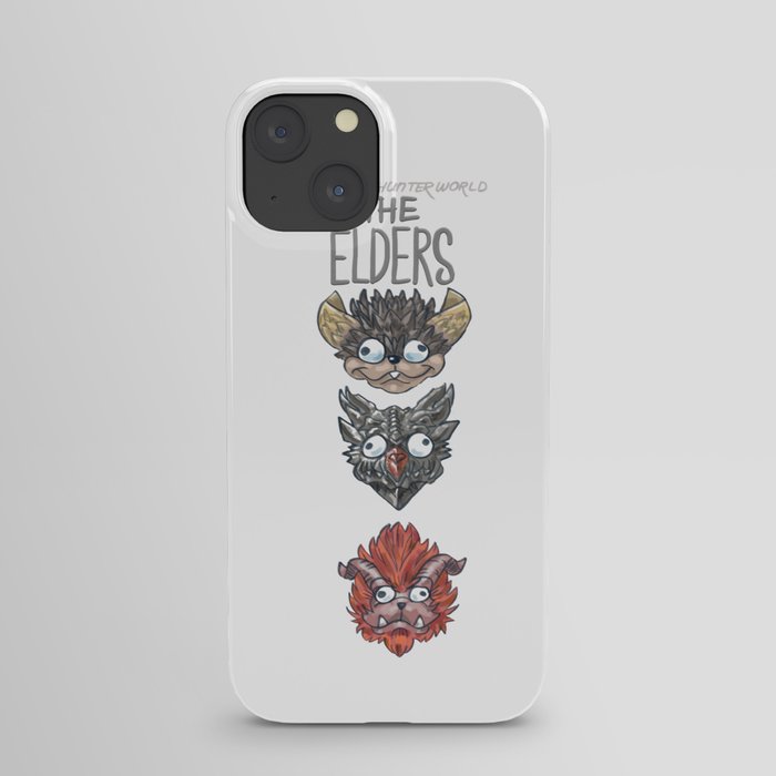 Monster Hunter World Elder Dragons Dropdown Version iPhone Case