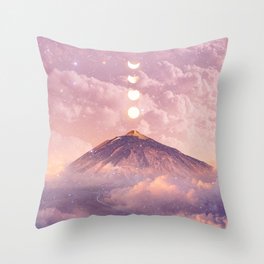 Road to the Cosmic Summit Throw Pillow
