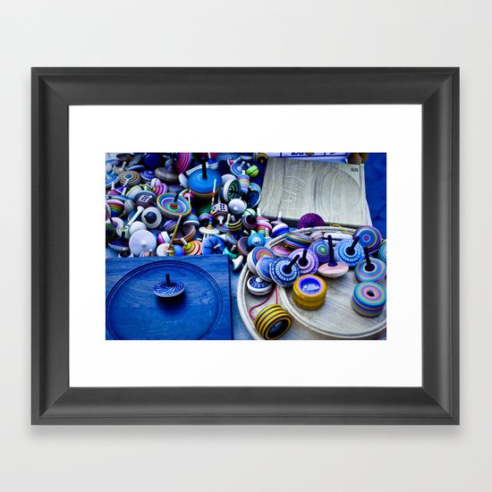 Spinners Framed Art Print