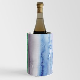4 | 190907 | Watercolor Abstract Painting Wine Chiller