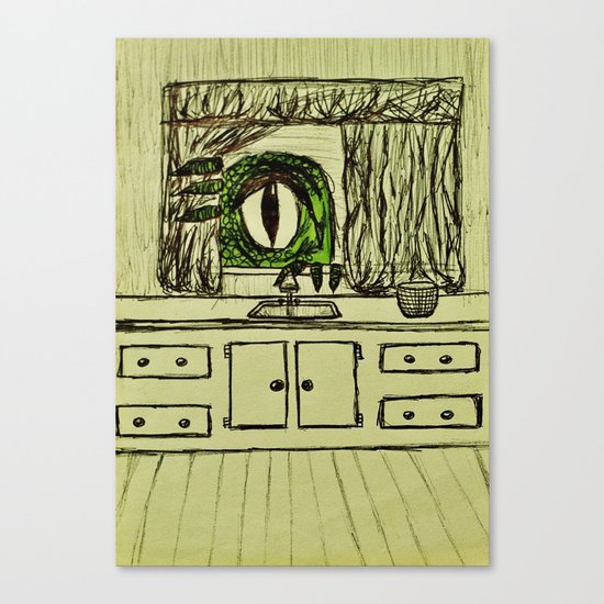 Green Monster Canvas Print