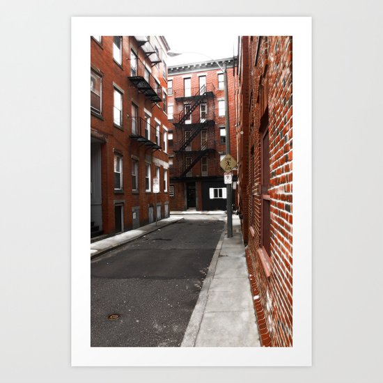 Boston North End Art Print