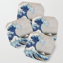 Under the Wave off Kanagawa - The Great Wave - Katsushika Hokusai Coaster