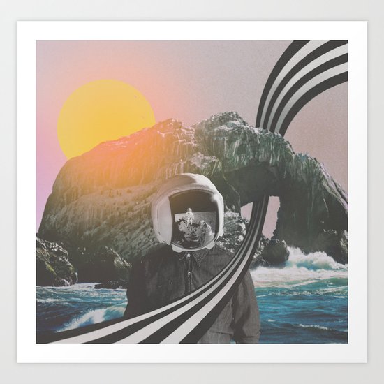 Visiting Art Print