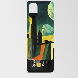 Abstract Futuristic Cityscape Android Card Case