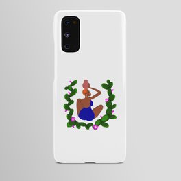 African woman with a vessel Android Case