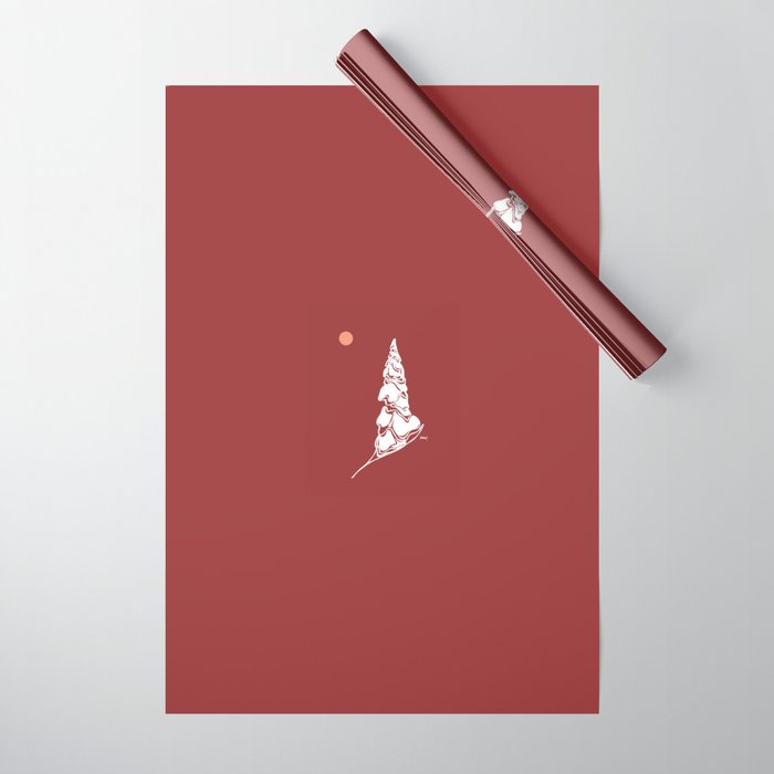Giving Tree :: Single Line Wrapping Paper
