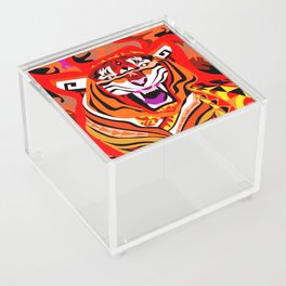 the bengal tiger, happy chinese new year, lunar year of the tiger  Acrylic Box