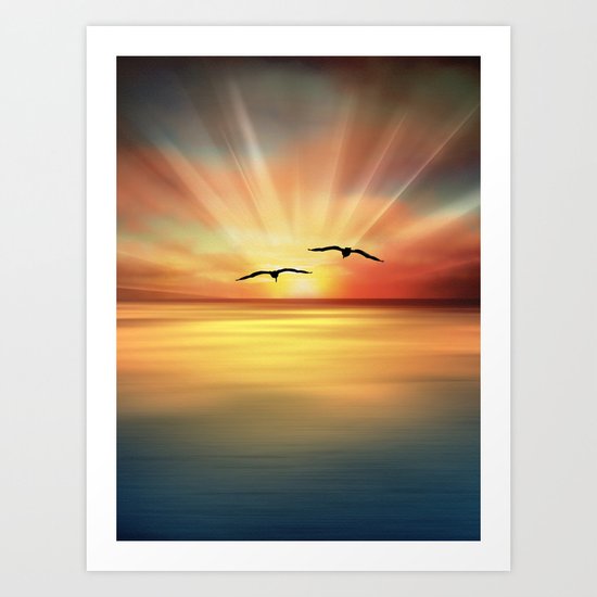 Fly With Me Art Print