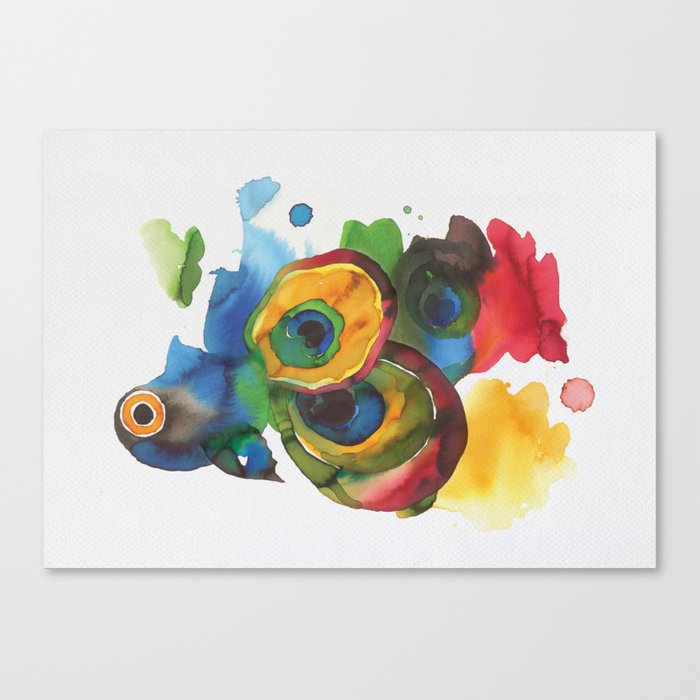 Colorful fish 3 Canvas Print