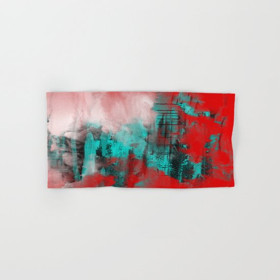 Intense Red And Blue Hand & Bath Towel