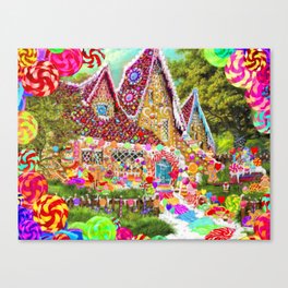 The Gingerbread House Canvas Print