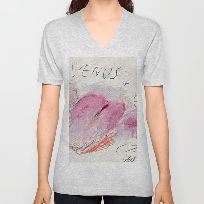 Cy Twombly Venus Adonis V Neck T Shirt