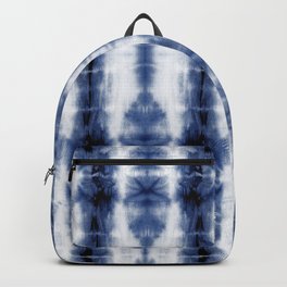 Tiki Shibori Blue Backpack