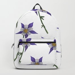 Columbine Flower Backpack