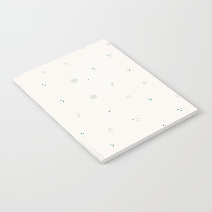 Delicate Wild Flower Pattern Notebook