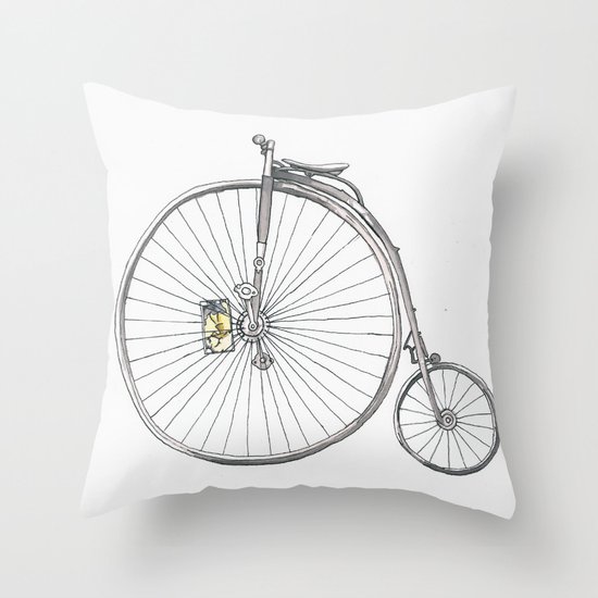Bicycle Throw Pillow