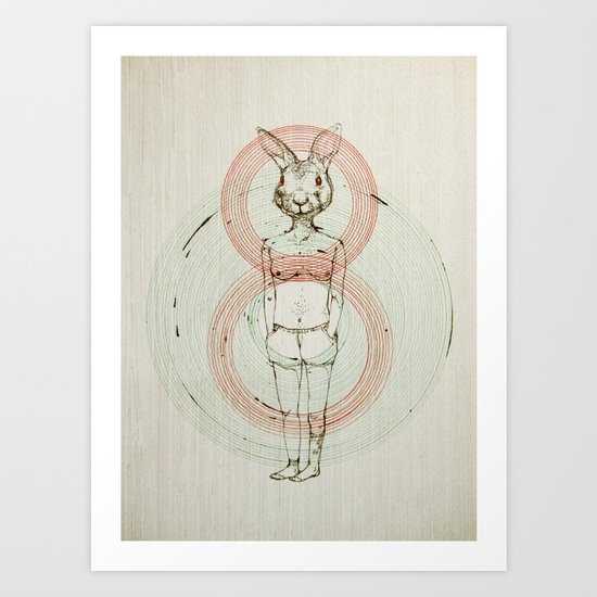 my bunny Art Print