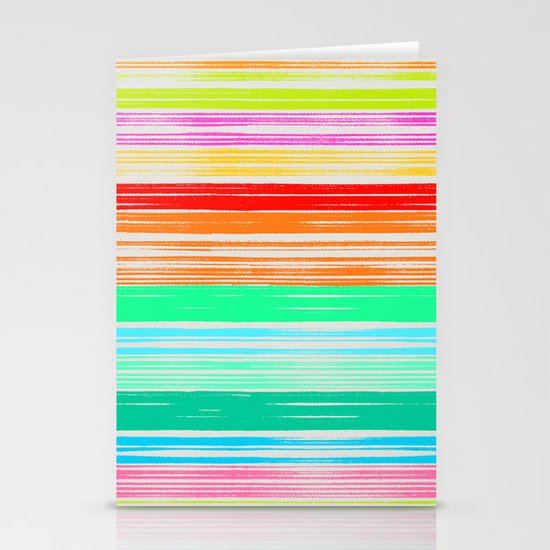 Waves_Multicolor2 Stationery Cards