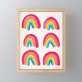Rainbow Collection – Classic Palette Framed Mini Art Print