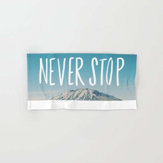 Never Stop Hand & Bath Towel