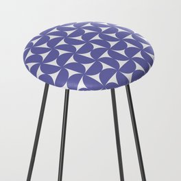 Patterned Geometric Shapes X Counter Stool