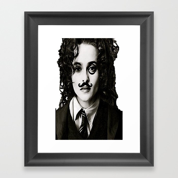 Helena Bonham... Chaplin? Framed Art Print