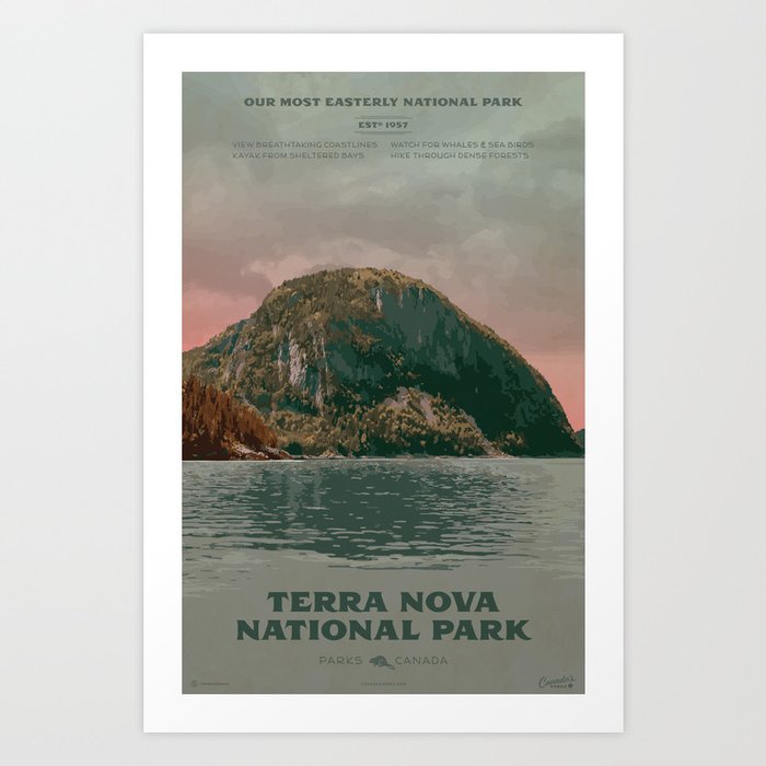 Terra Nova National Park Art Print