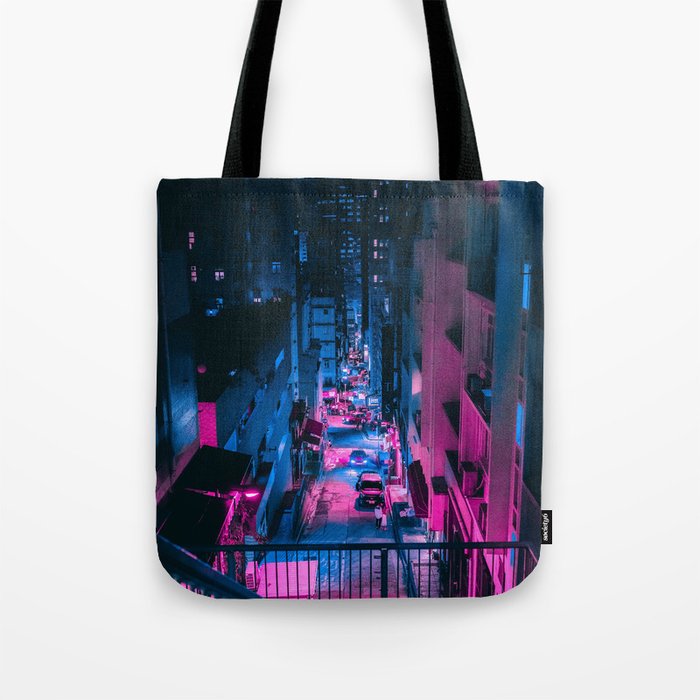Cyberpunk Ciy Tote Bag