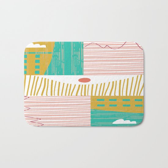 Eye On The City Bath Mat