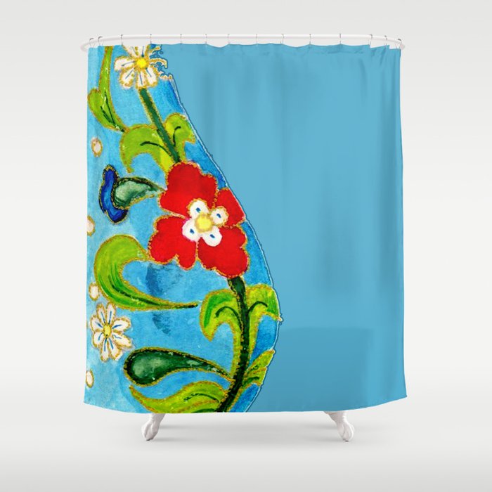 Genie Enamel Shower Curtain
