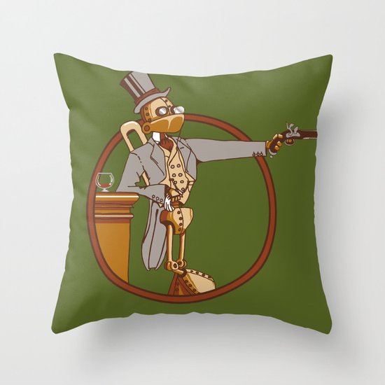 The Windup Duelist Throw Pillow